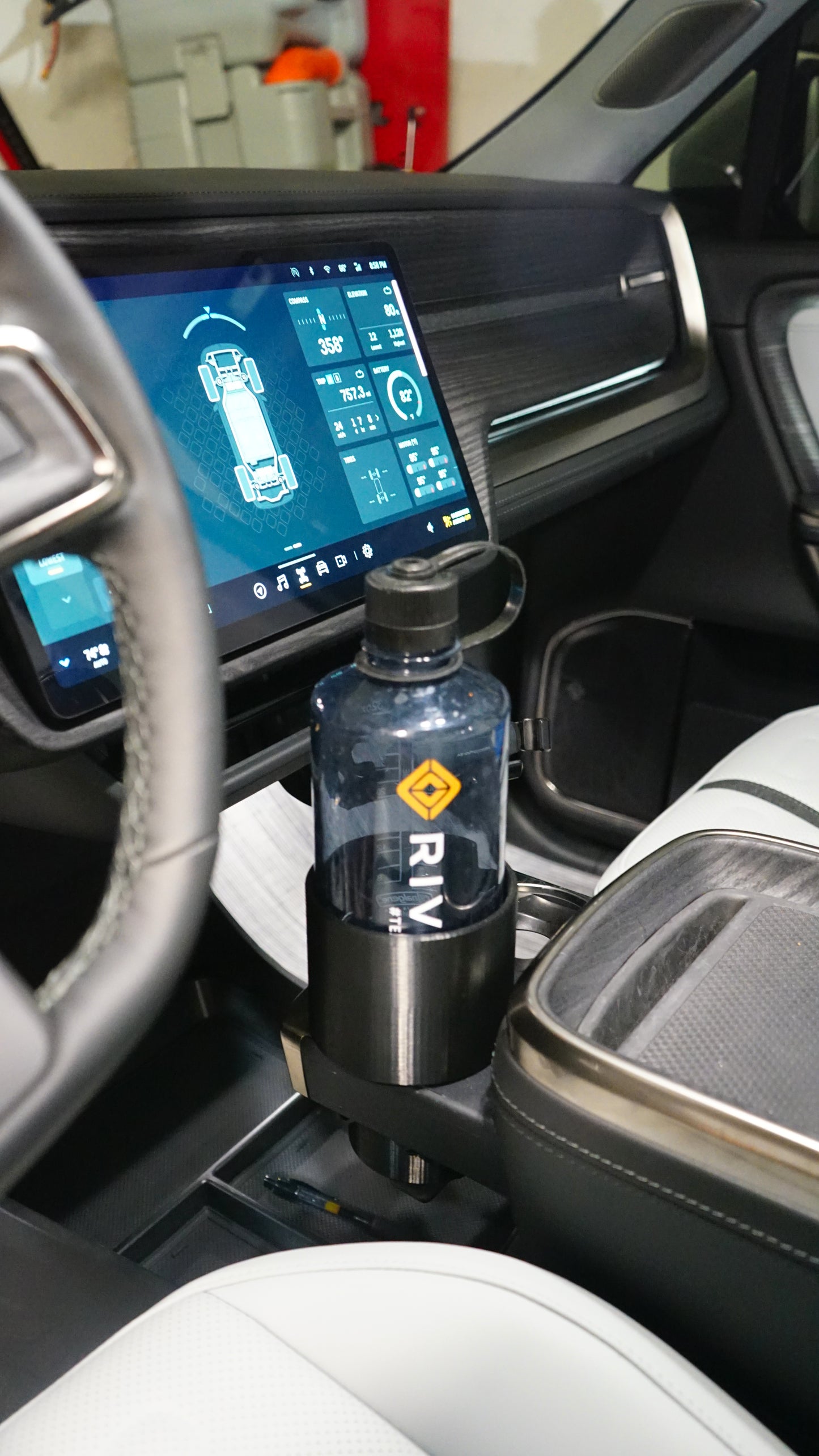 Rivian R1S and R1T Cupholder / Mugholder