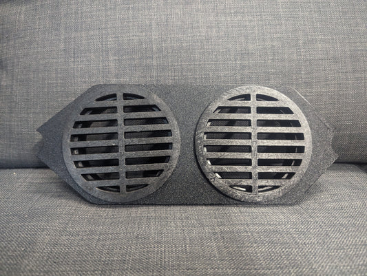 Diesel Heater / Air Conditioner Zipper Mount Dual Rotating Vent Bracket / Assembly