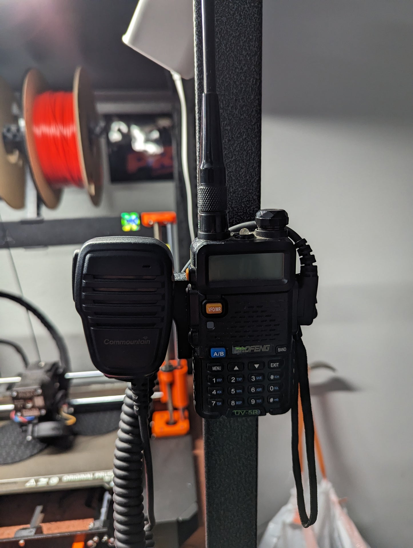 BaoFeng Radios UV-5R Magnetic Radio and Microphone Mount