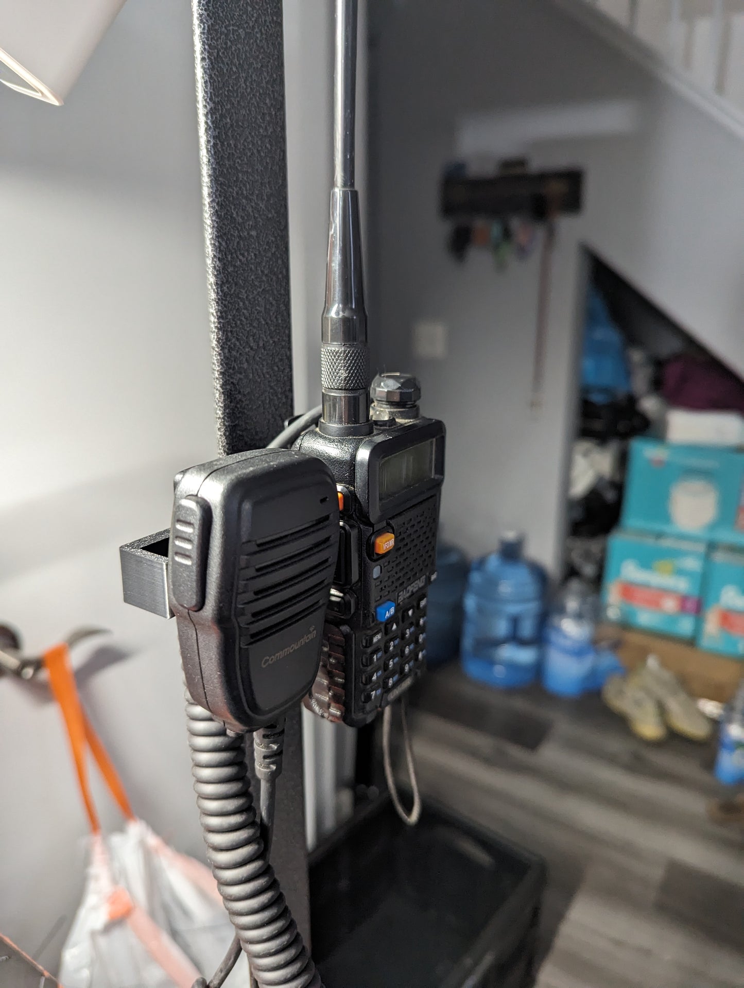 BaoFeng Radios UV-5R Magnetic Radio and Microphone Mount
