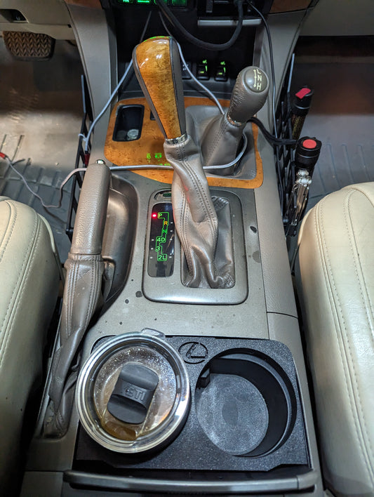 Lexus GX470 Cup Holder Short - Lexus Logo