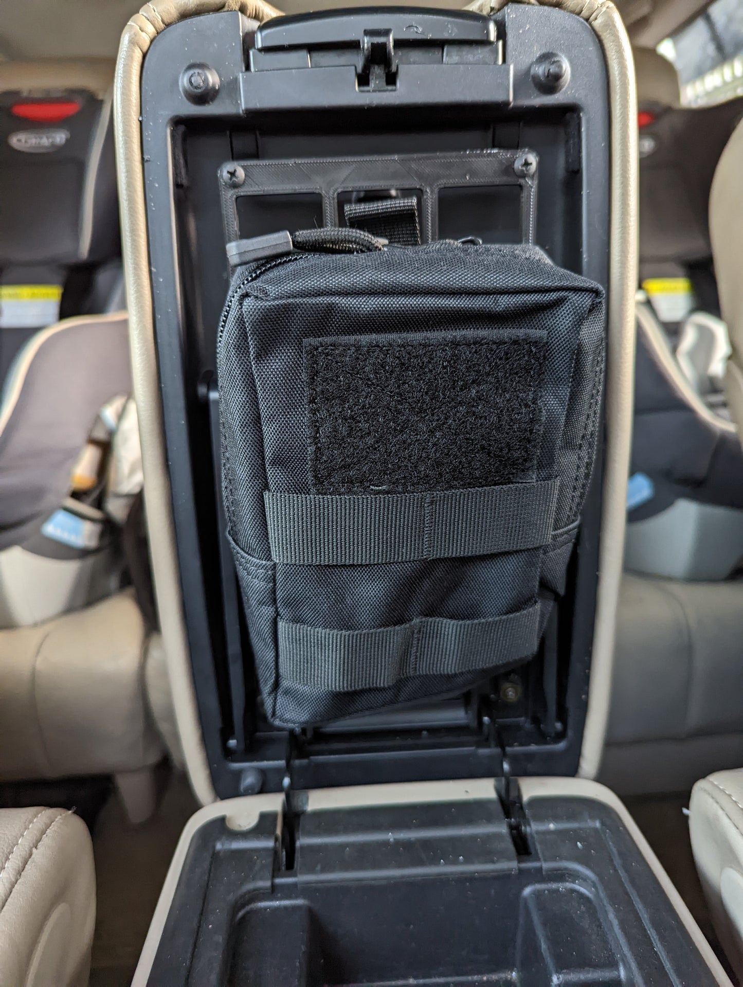 100 Series Armrest Console MOLLE PANEL - Landcruiser / LX470