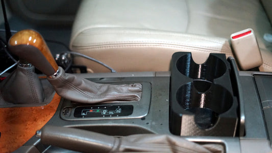 Lexus GX470 Cupholder - NO LOGO - Large Diameter w/ Cellphone Slot